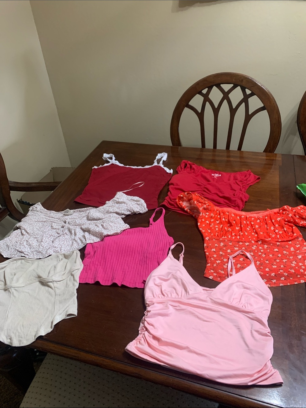 Kids Sleeveless & Tank Top Mix - Red, Pink, White, Beige